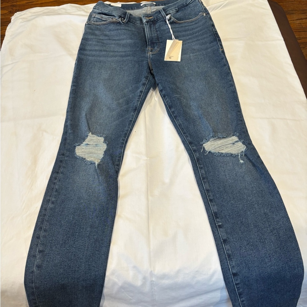 Good American Dark Blue Skinny Jeans